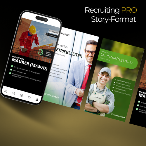 Recruiting HYPE:ADS PRO für Meta (Facebook & Instagram)
