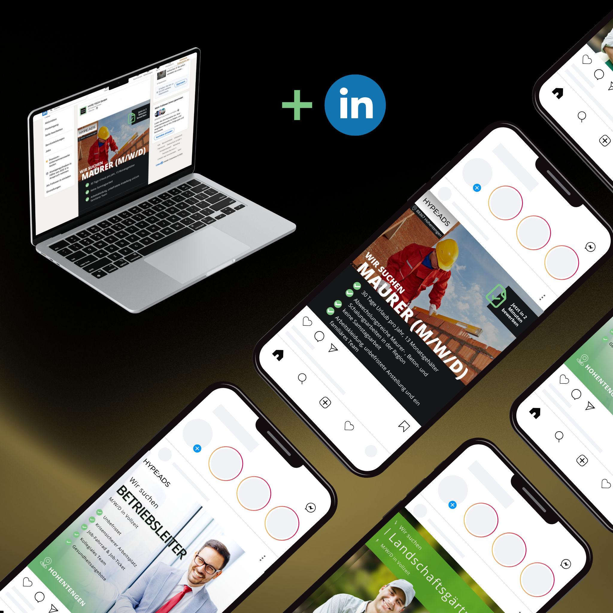 Recruiting HYPE:ADS PRO für Meta (Facebook & Instagram)