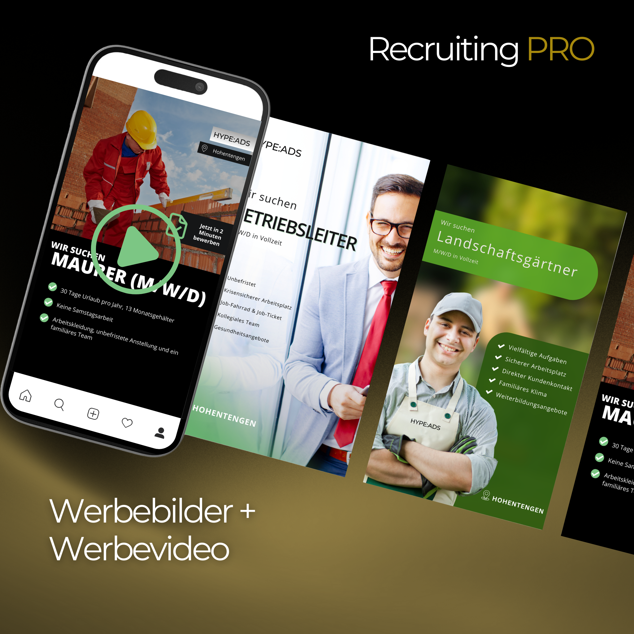 Recruiting HYPE:ADS PRO für Meta (Facebook & Instagram)