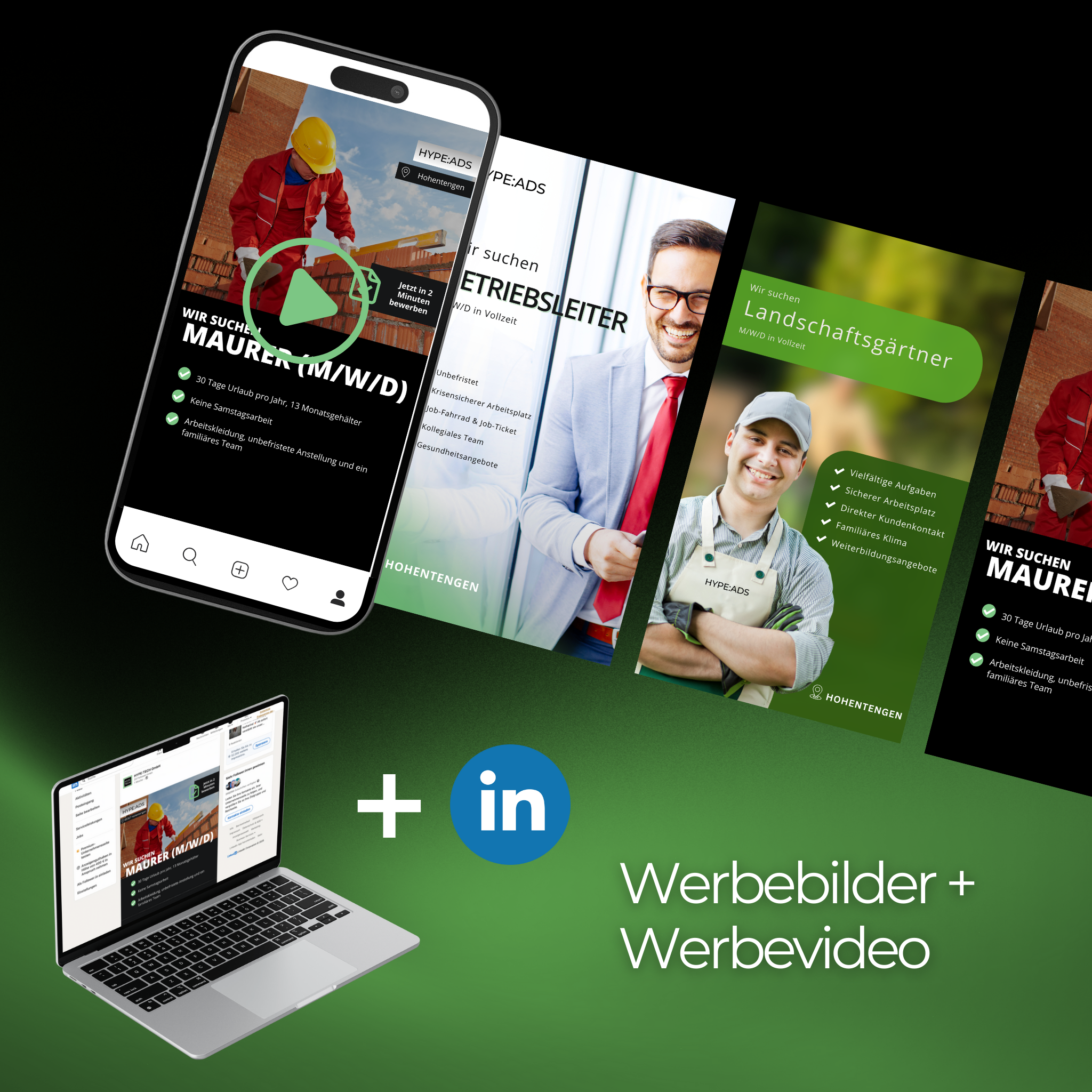 Recruiting HYPE:ADS für Meta (Facebook & Instagram)